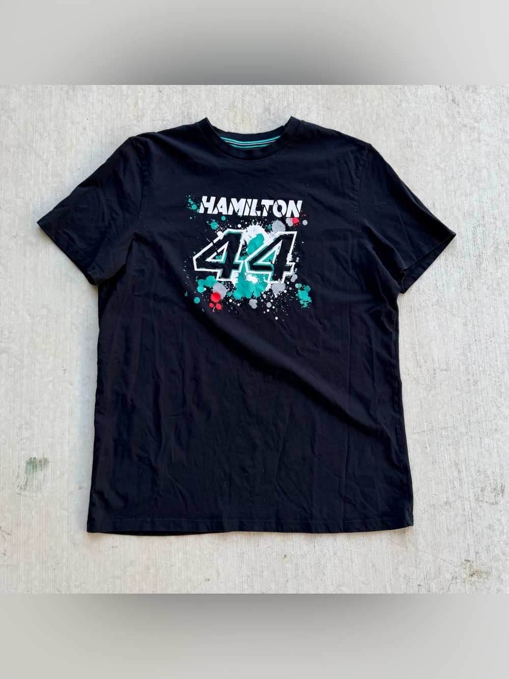 AMG Petronas T Shirt Lewis Hamilton F1 Racing Size XL Slim